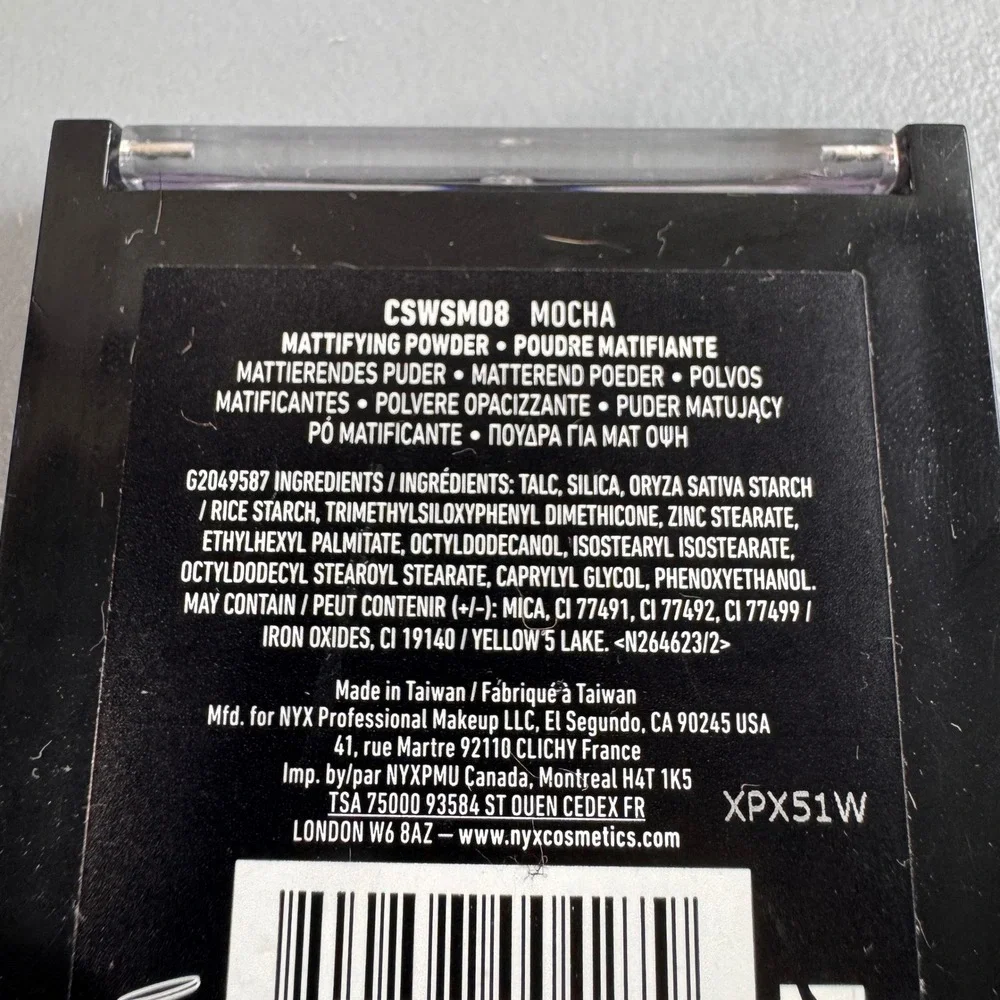 NYX Can't Stop Won't Stop Mattifying Powder Women Mocha Good CSWSM08 Matte 6g